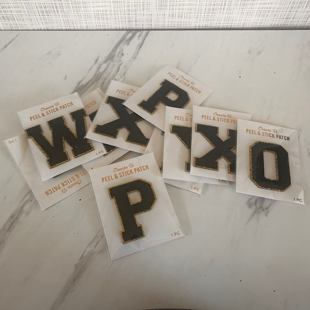 Fabric Decorative Peel & Stick Letters‎ & Numbers Lot of 53 Puffy 2" & 3" New! - Picture 4 of 7